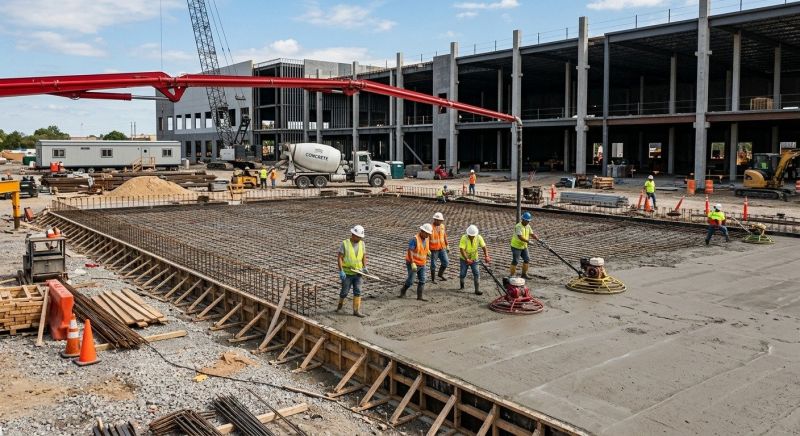 House Slab Construction Service